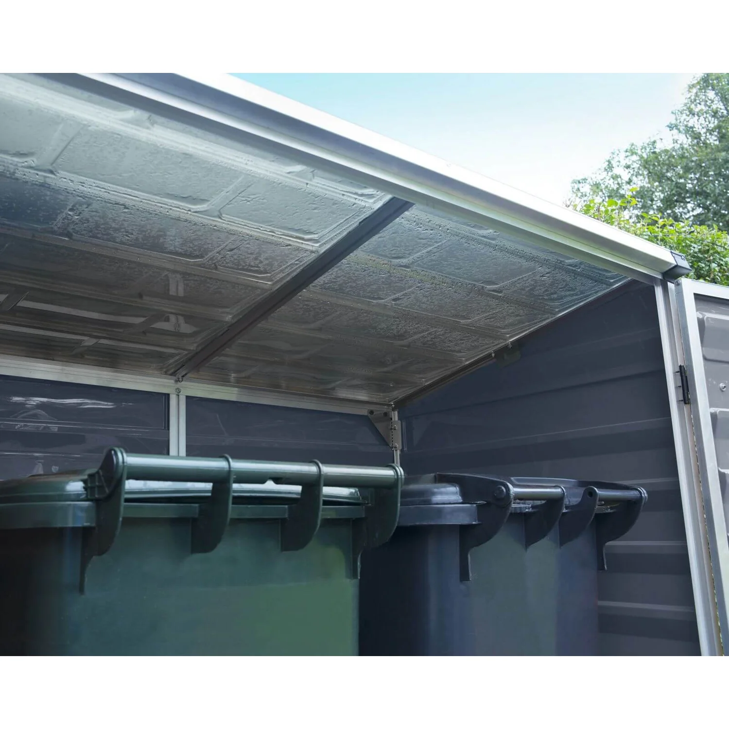 Palram - Canopia Voyager Pent Shed - Dark Grey - Image 6