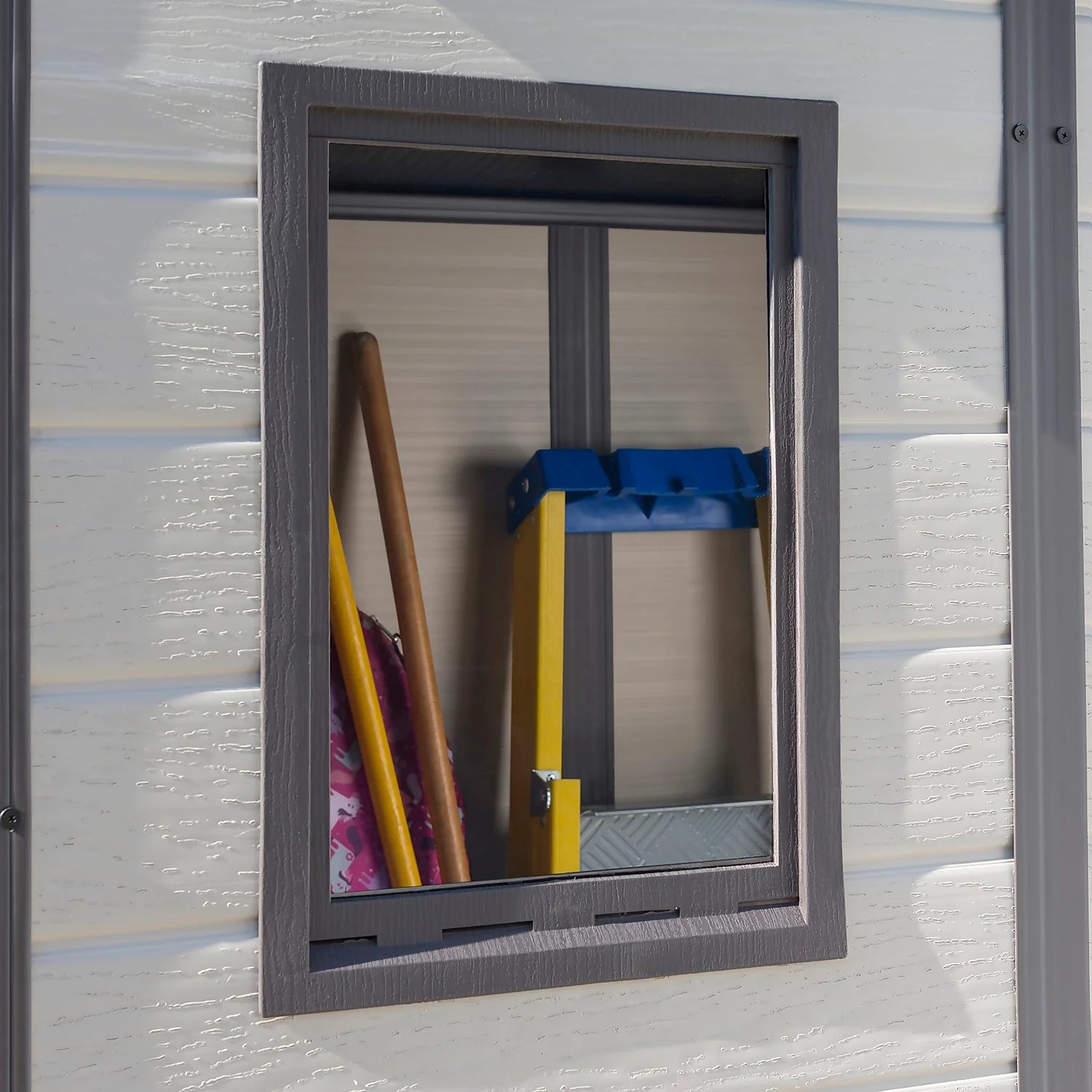 Keter Manor 6 X 4ft Outdoor Garden Pent Storage Shed - Beige/Brown - Image 5