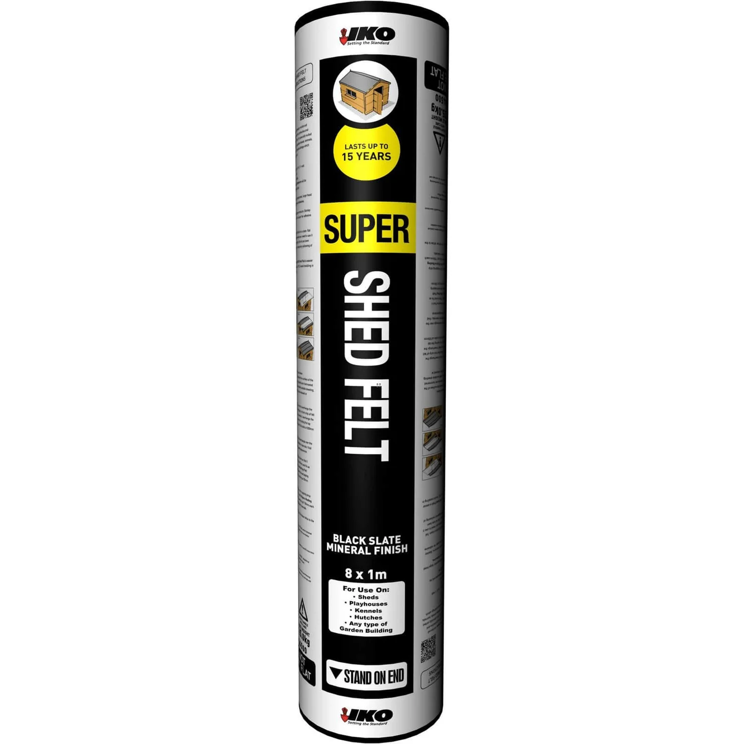 IKO Super Shed Felt Black - 8m