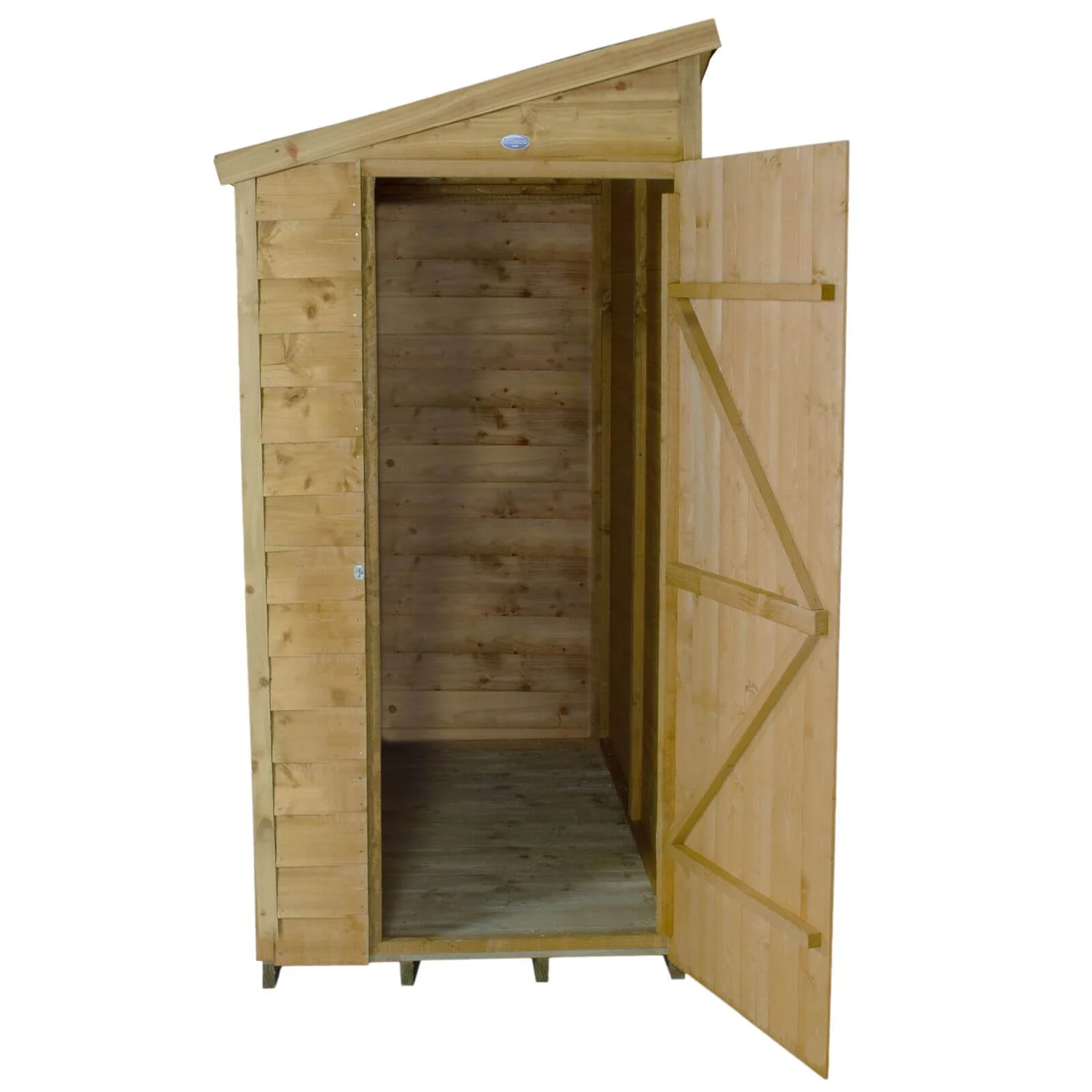 6x3ft Forest Overlap Pent Wooden Shed - Image 9
