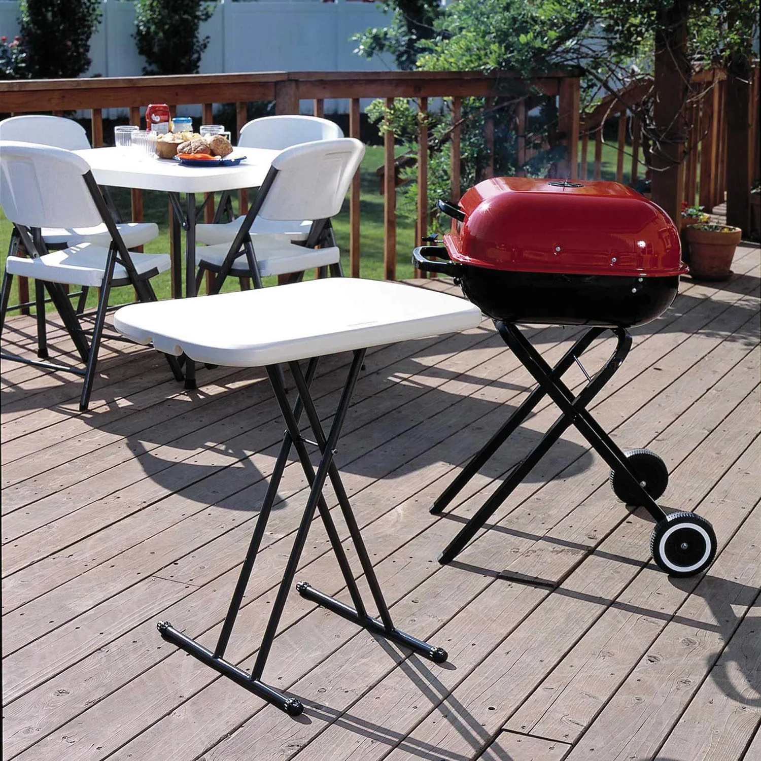 Lifetime Personal Trestle Plastic Table - 658mm - Image 5