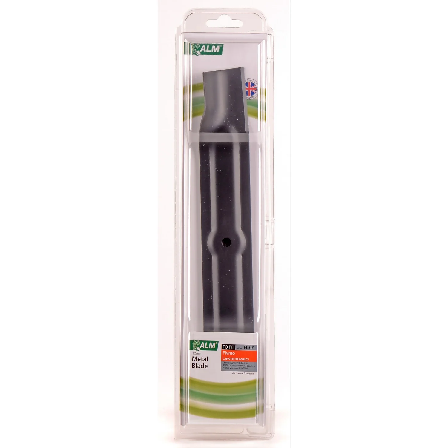 ALM Metal Lawnmower Blade For Flymo Visimo 32cm
