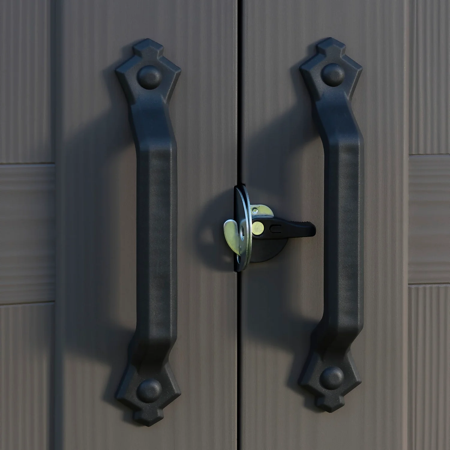 Keter Factor 8 X 6ft Outdoor Garden Apex Storage Shed - Beige/Brown - Image 9