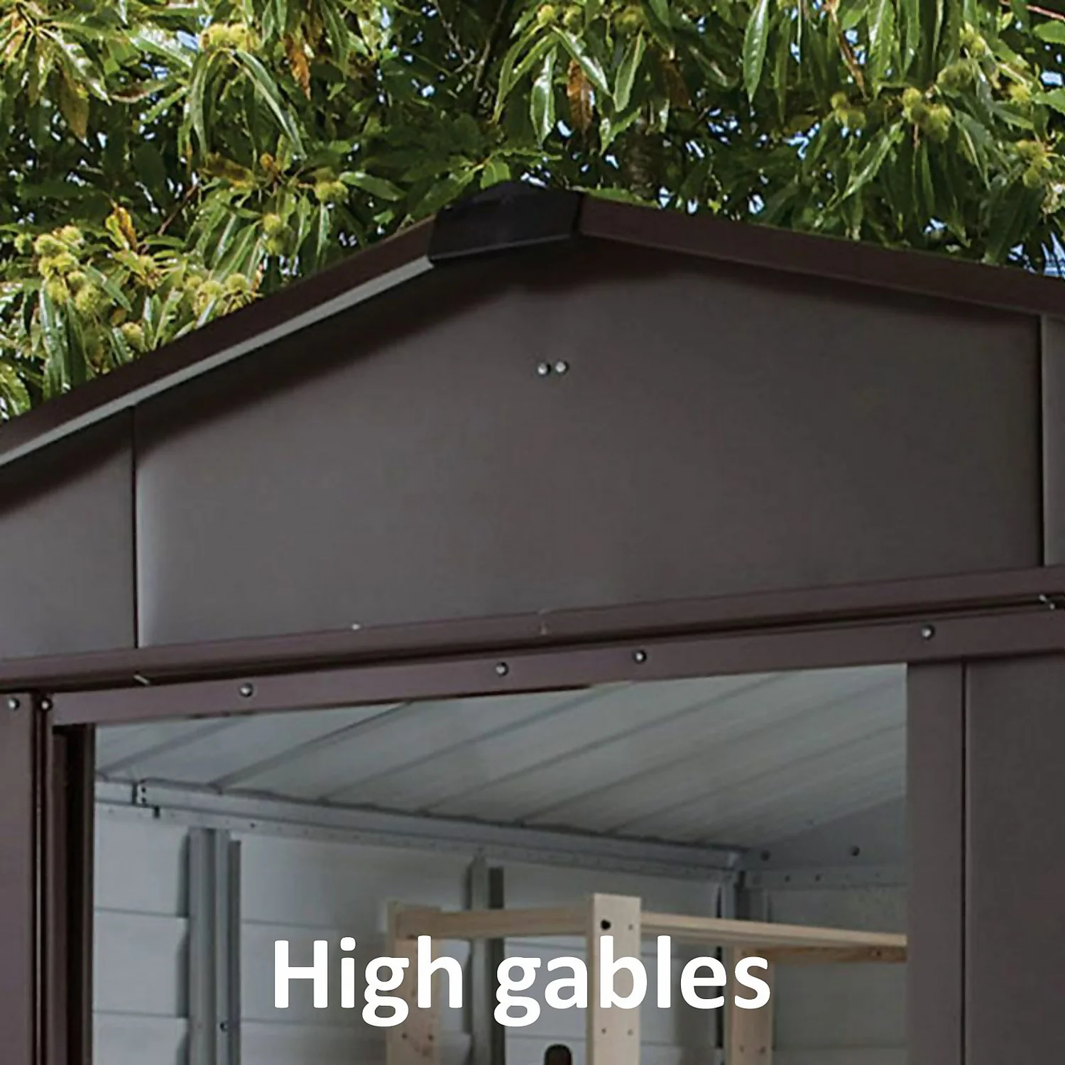 Yardmaster 10x6ft Woodgrain Shed & Floor Frame - Image 6