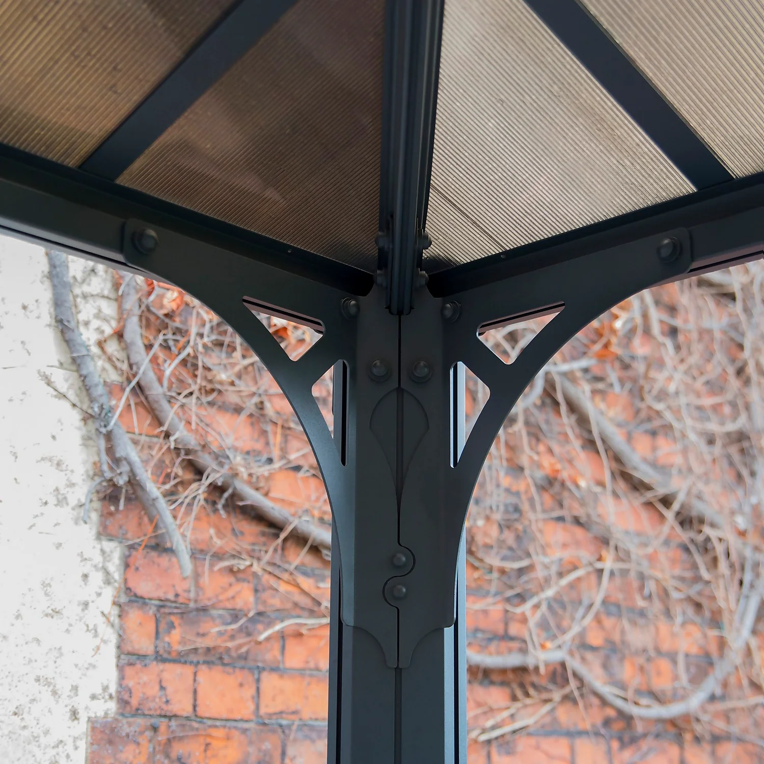 Palram - Canopia Martinique 5000 Garden Gazebo Grey Bronze - Image 4