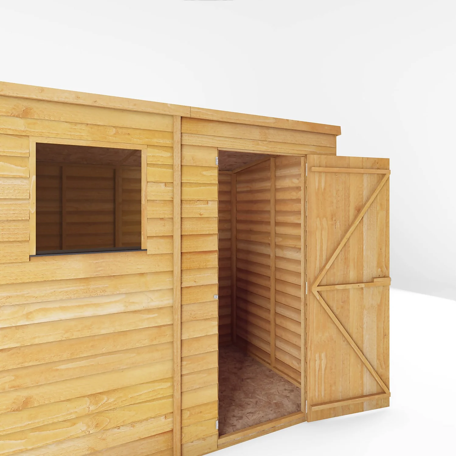 Mercia 7 X 5ft Overlap Pent Shed - Incl. Installation - Image 5
