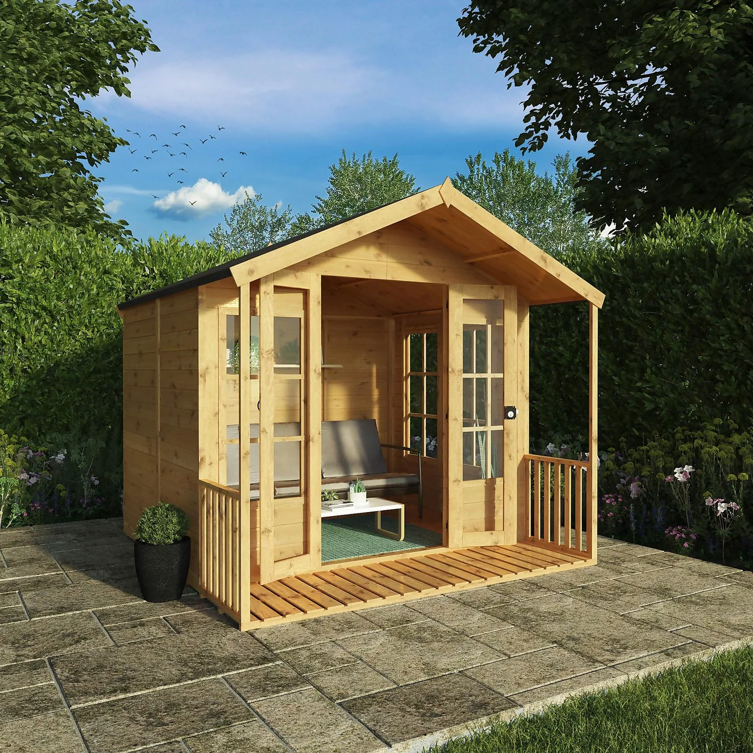 Mercia 8x8ft Traditional Summerhouse - Image 2
