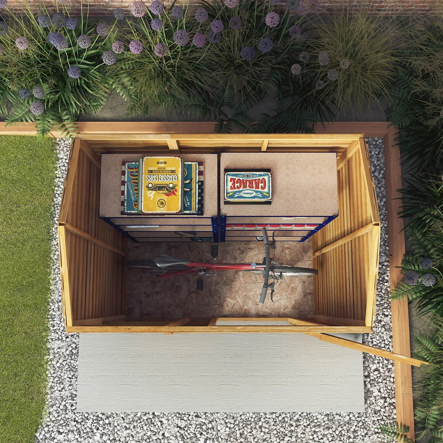 Mercia 6 X 4ft Overlap Reverse Apex Shed - Installation Included - Image 8