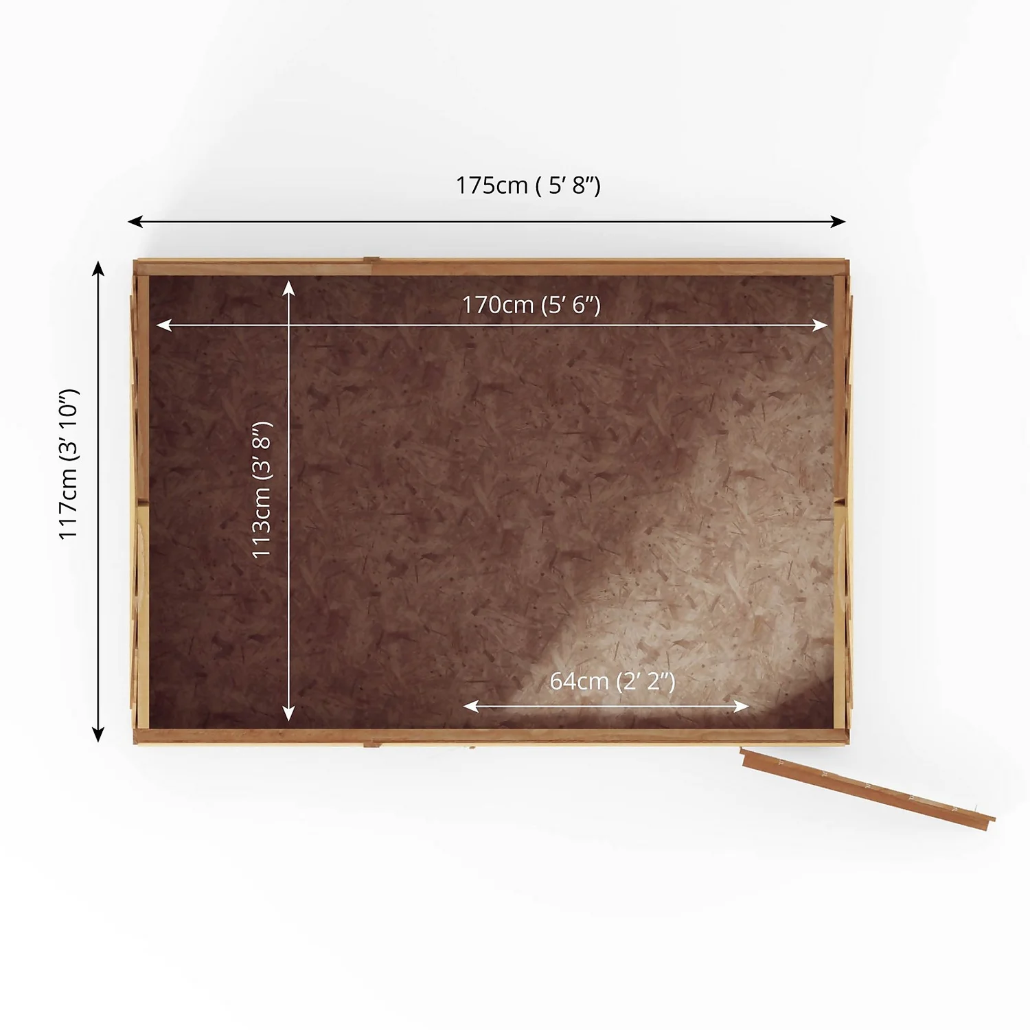 Mercia 6 X 4ft Overlap Reverse Apex Shed - Installation Included - Image 10