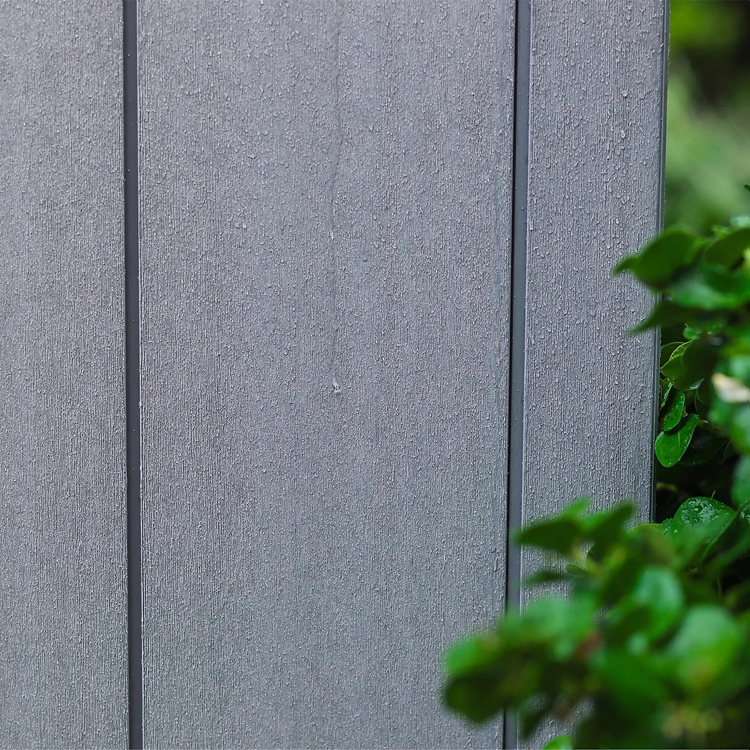 Keter Artisan 11 X 7ft Outdoor Plastic Garden Storage Pent Shed - Grey - Image 3