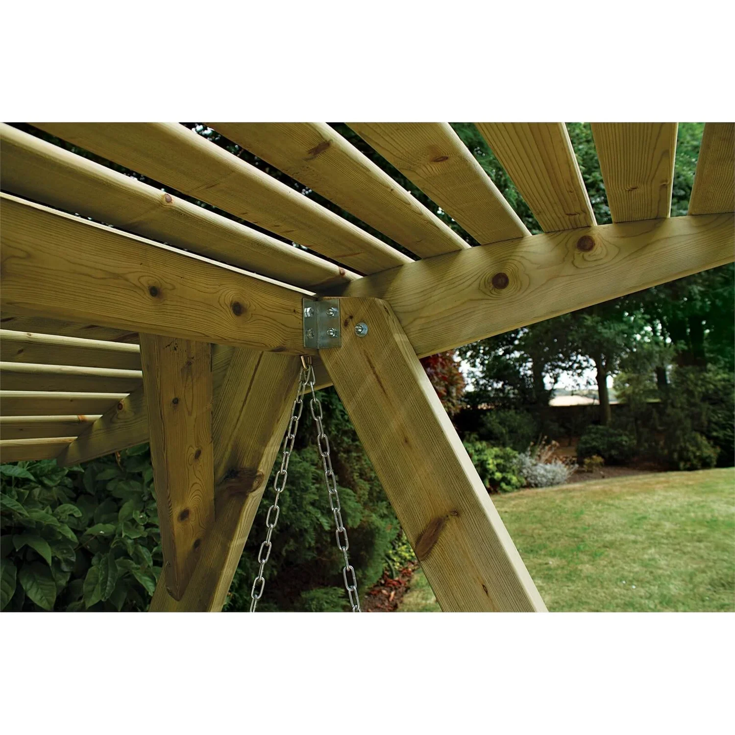 Anchor Fast FSC Wooden 2 Seater Swing Seat - Image 2