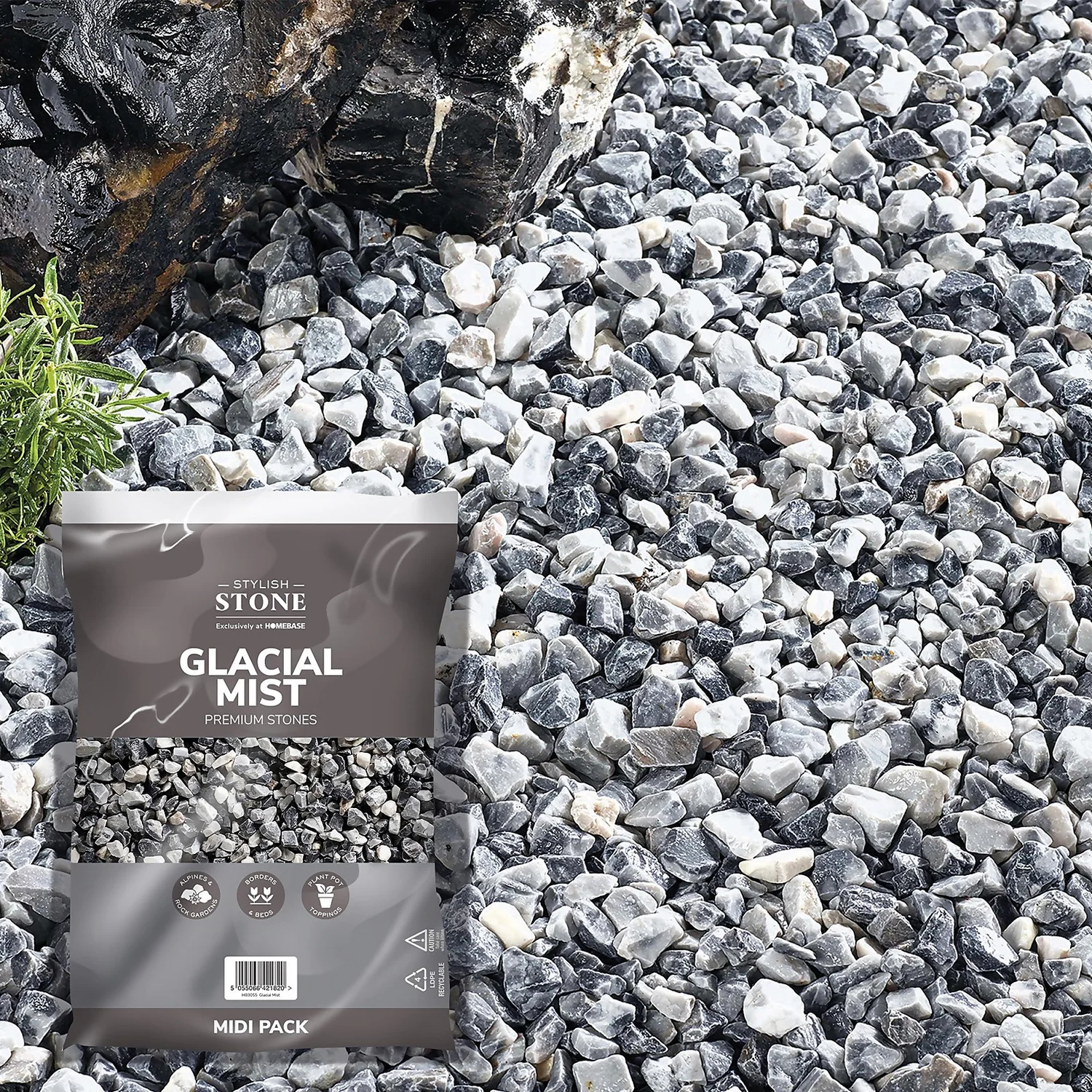 Stylish Stone Glacial Mist -Midi Pack - 9kg