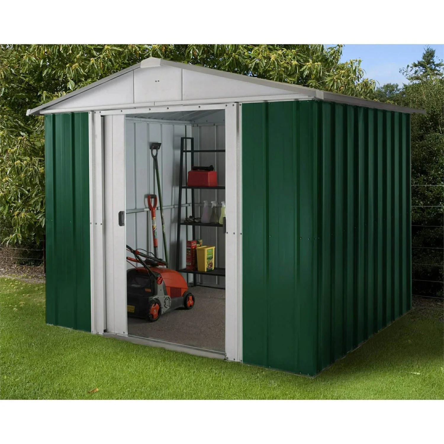 Yardmaster 8x7ft Metal Apex Shed - Image 2