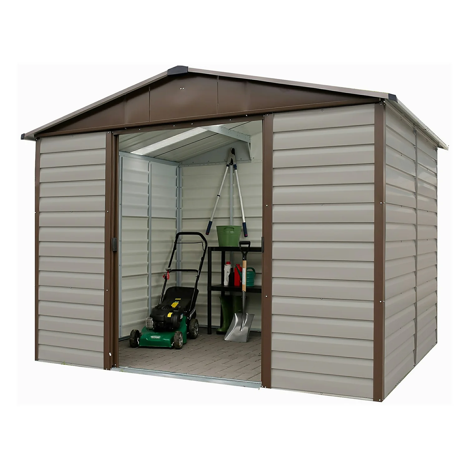 Yardmaster 8x6ft Shiplap Metal Shed