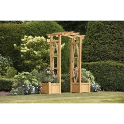 None RHS Arch With Planters