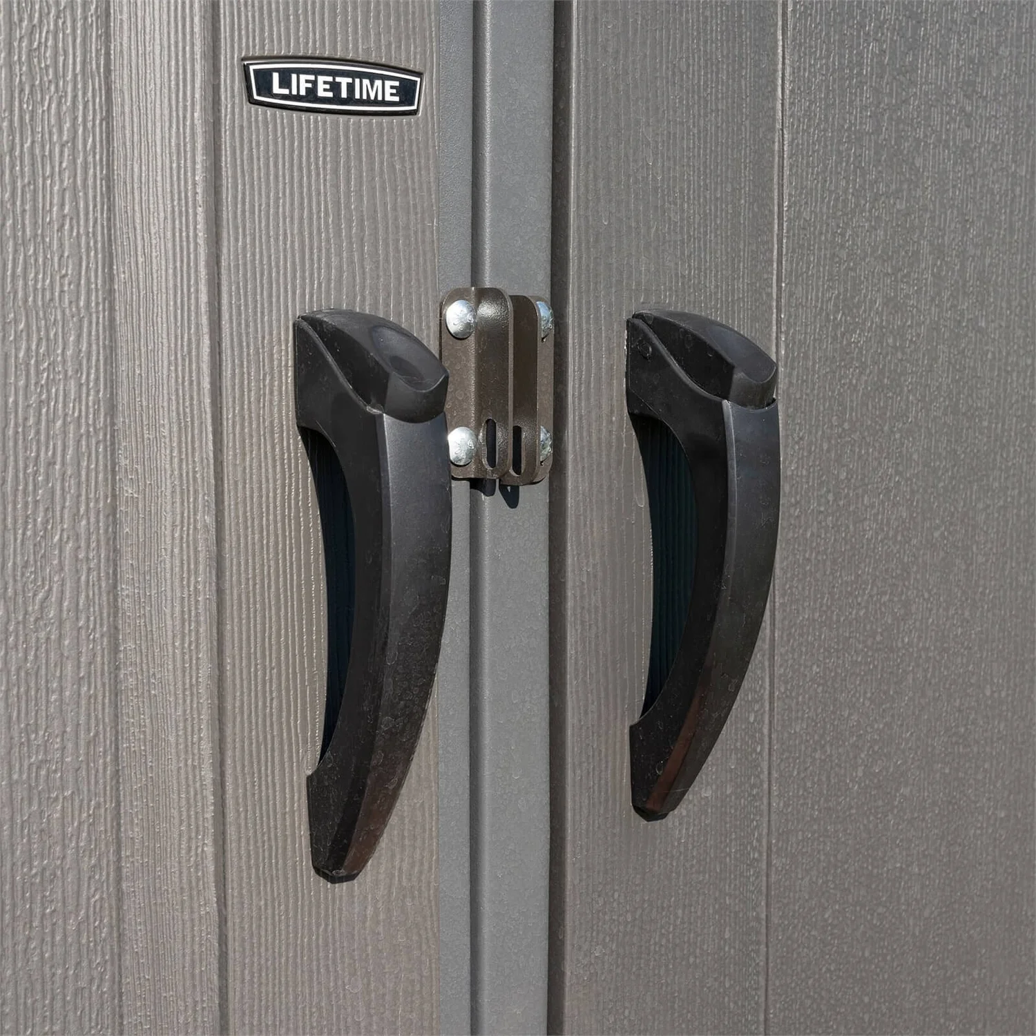 Lifetime 8x12.5 Ft Rough Cut Outdoor Storage Shed - Image 6