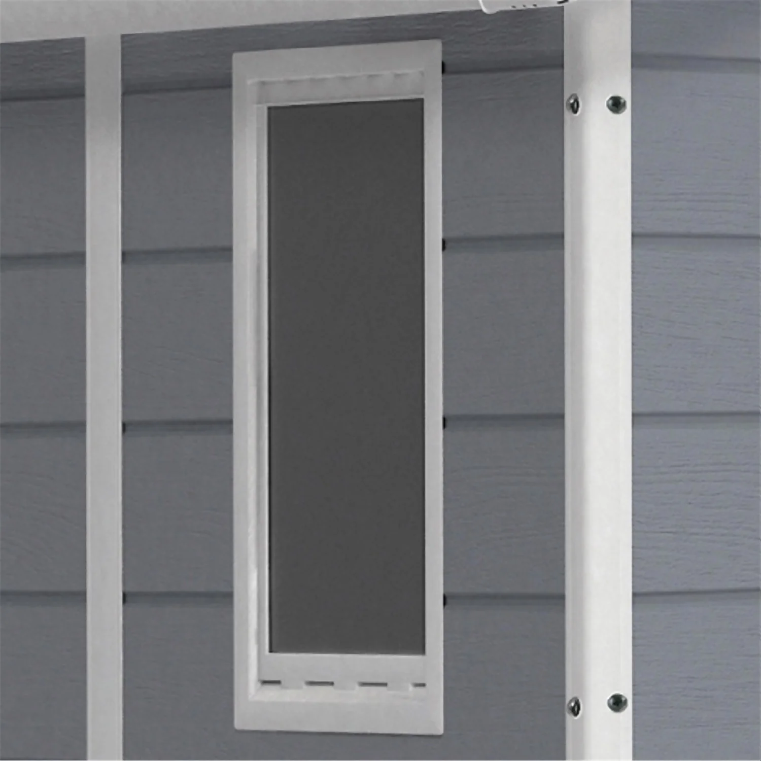 Keter Manor 6 X 8ft Outdoor Garden Apex Storage Shed - Grey - Image 6