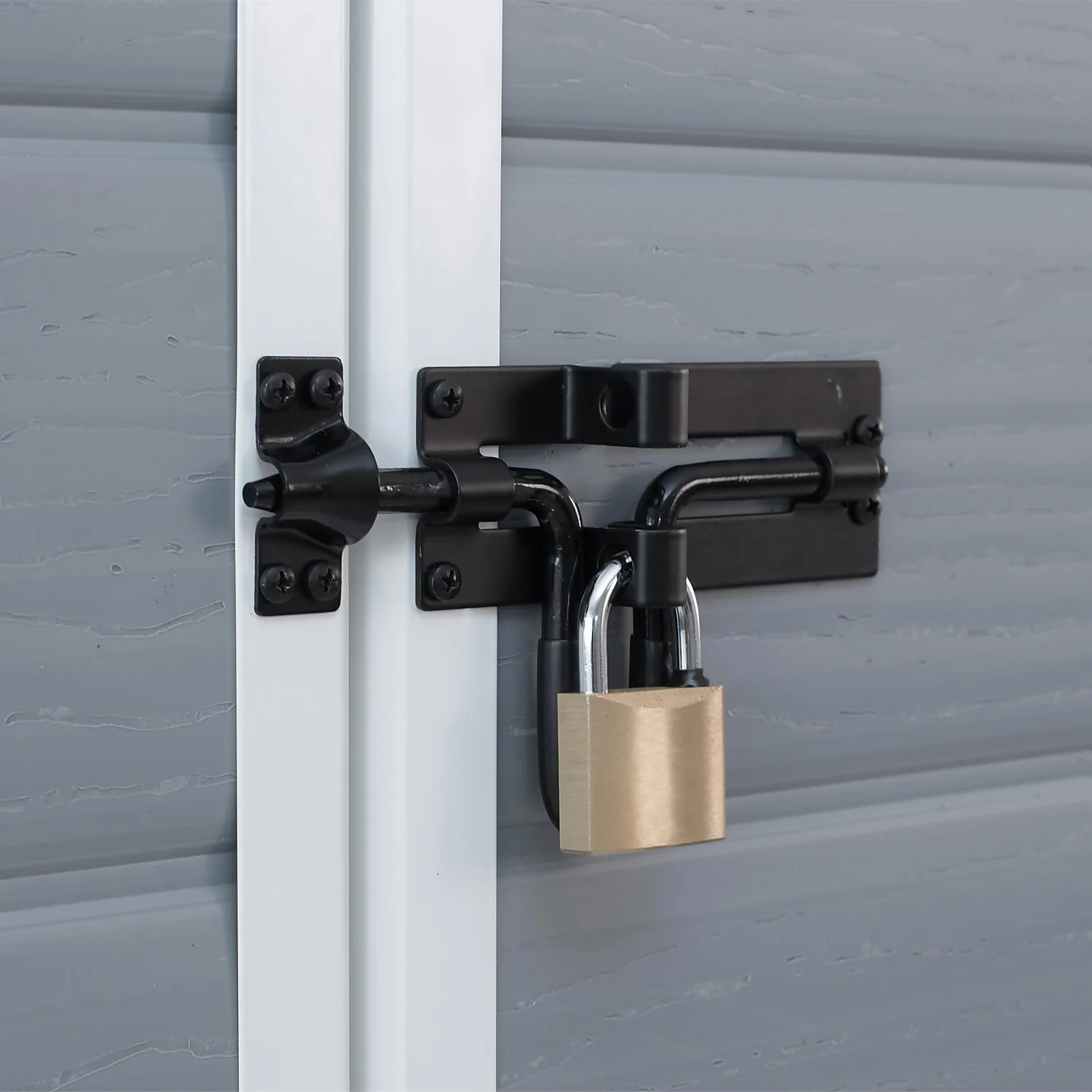 Keter Manor 6 X 8ft Outdoor Garden Apex Storage Shed - Grey - Image 3