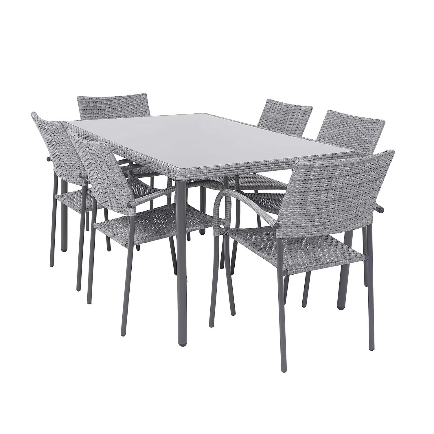 Bambrick 6 Seater Garden Dining Set - Image 2