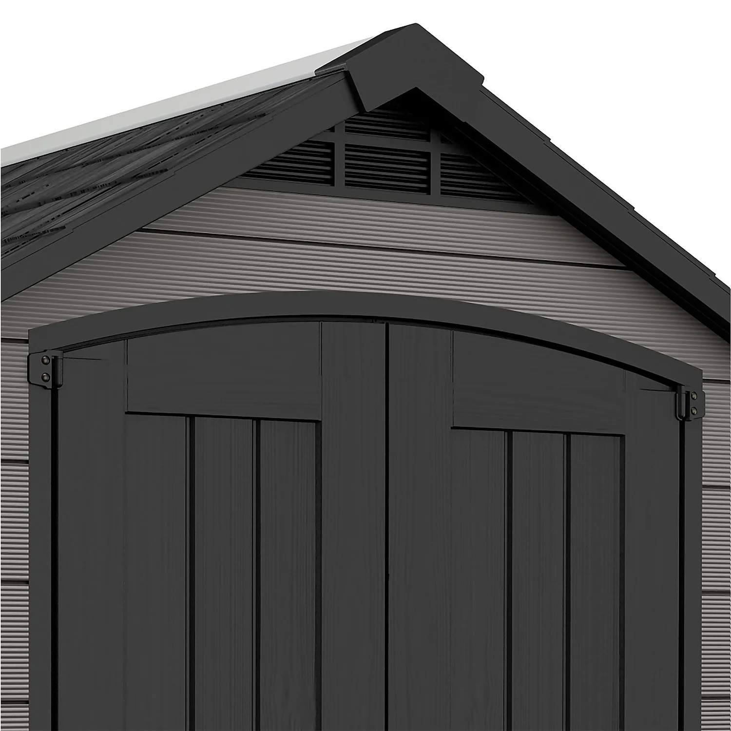 Keter Premier 7 X 7ft Outdoor Garden Apex Storage Shed - Grey - Image 5