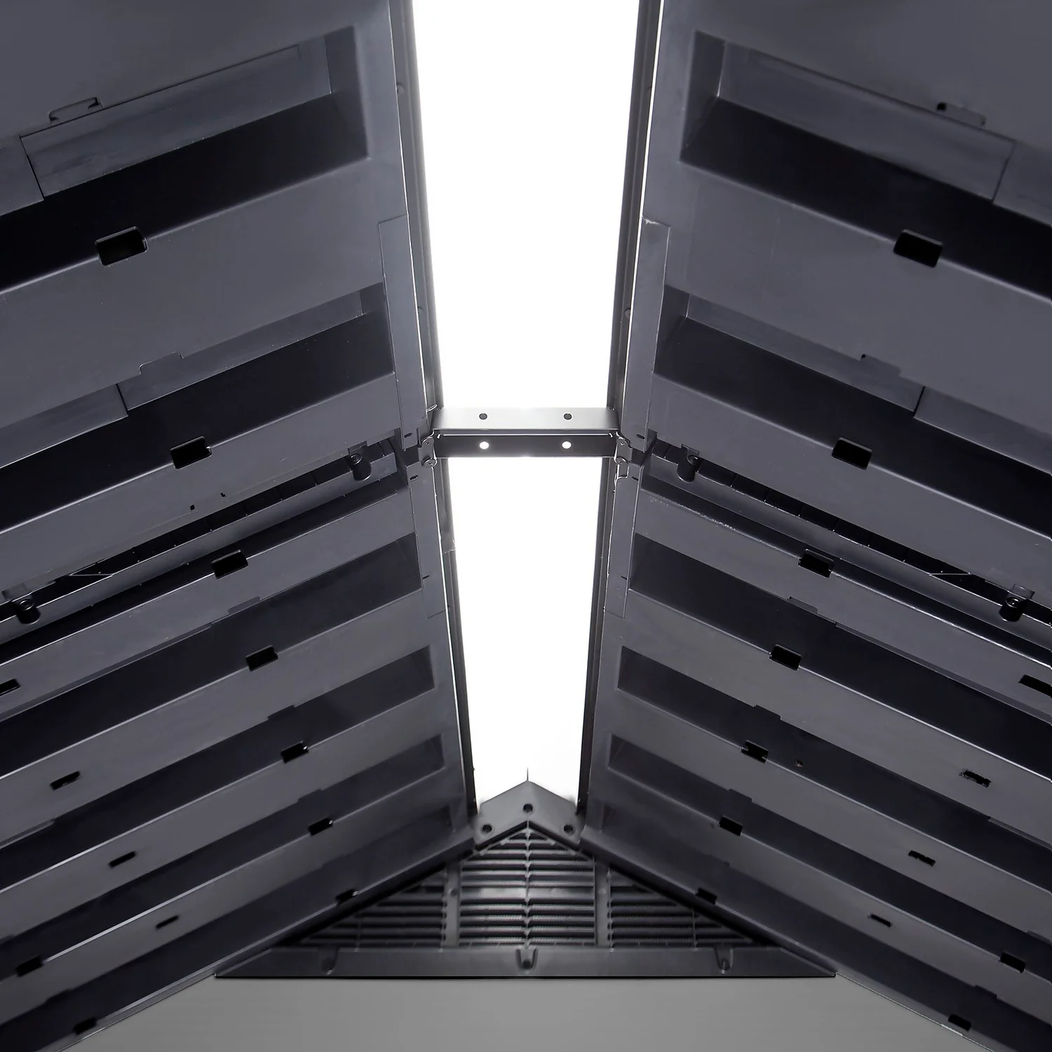 Keter Premier 7 X 7ft Outdoor Garden Apex Storage Shed - Grey - Image 4