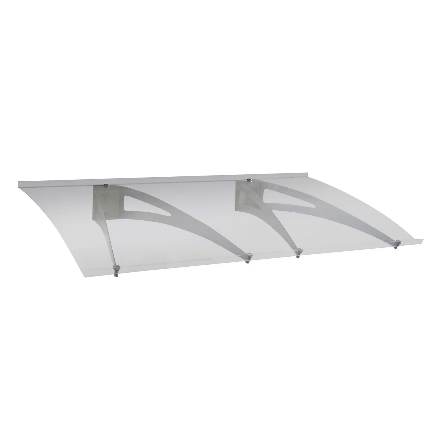 None Cambridge 1200X700 Silver Door Canopy - Image 2
