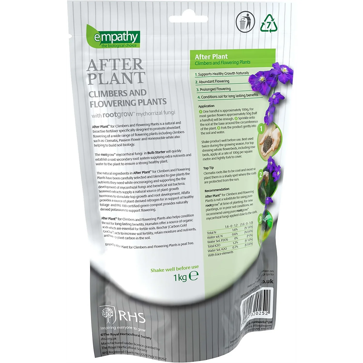 Empathy Rhs After Plant Climbers 1 Kg - Image 2