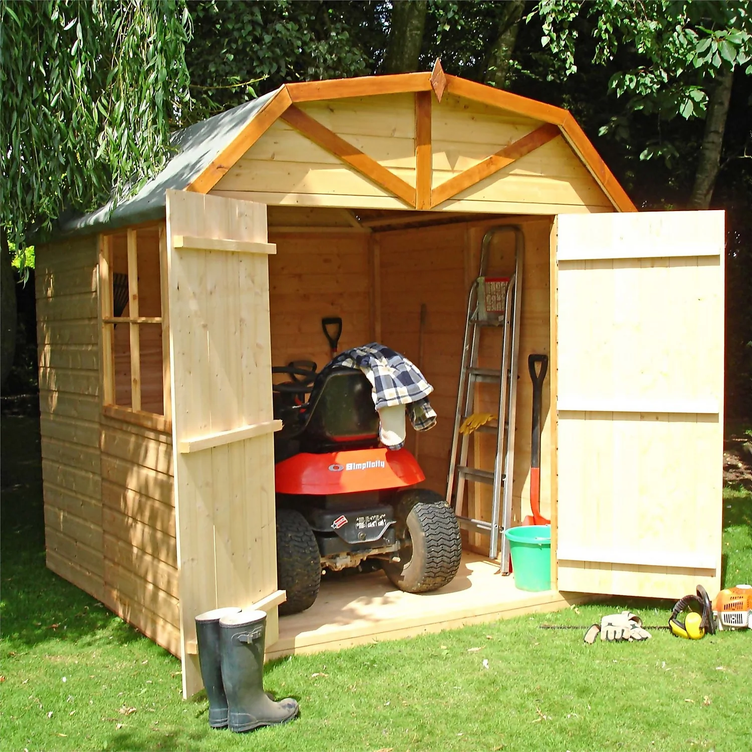 Shire Barn Style Shed - 7 X 7ft - Image 2