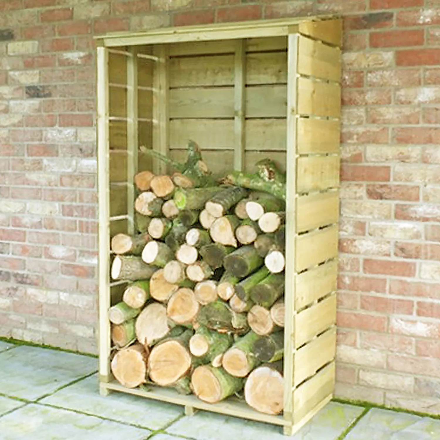 Shire Tall Wall Log Store - 3x1.5ft - Image 4