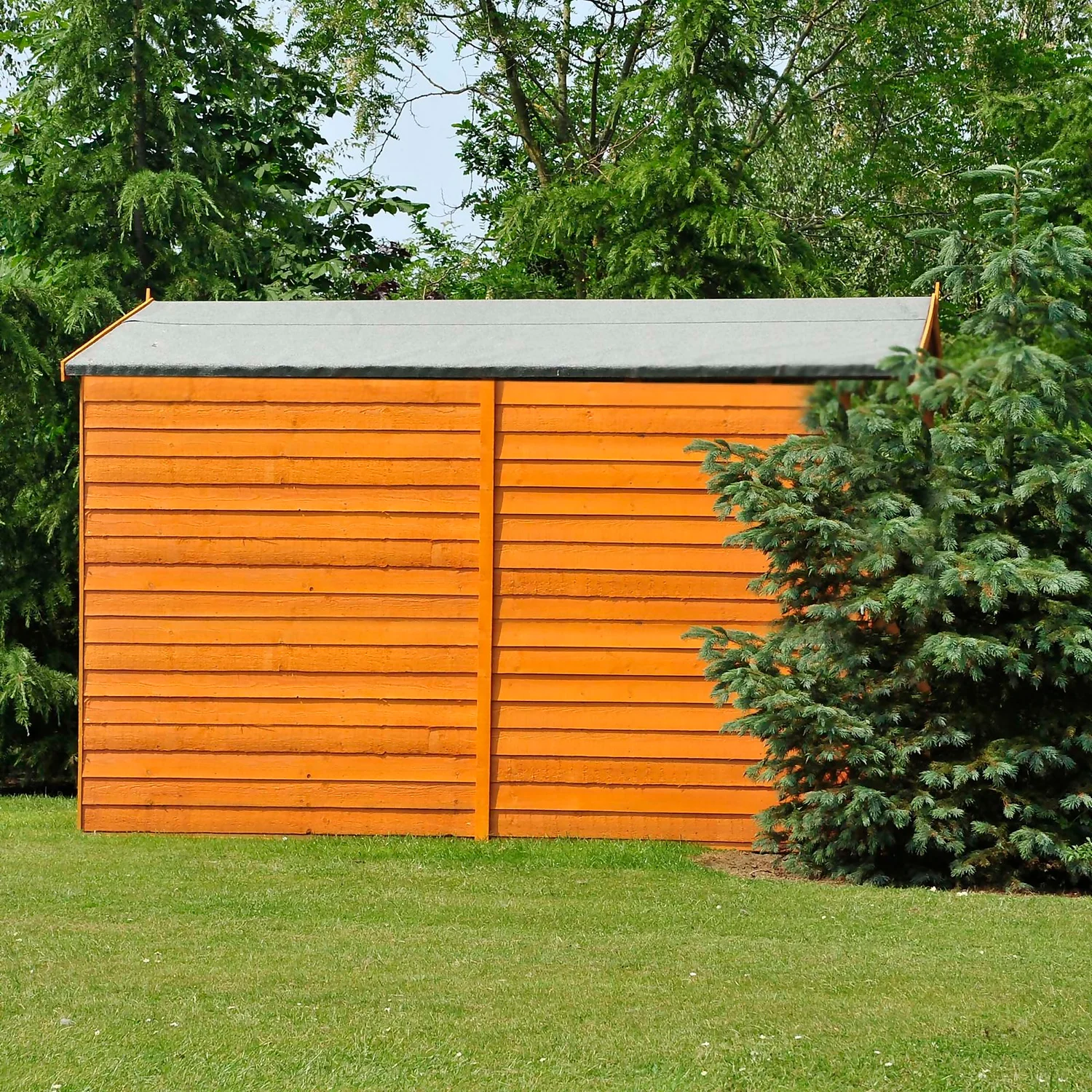 Shire 10 X 6ft Shed Overlap Double Door - No Windows - Image 4