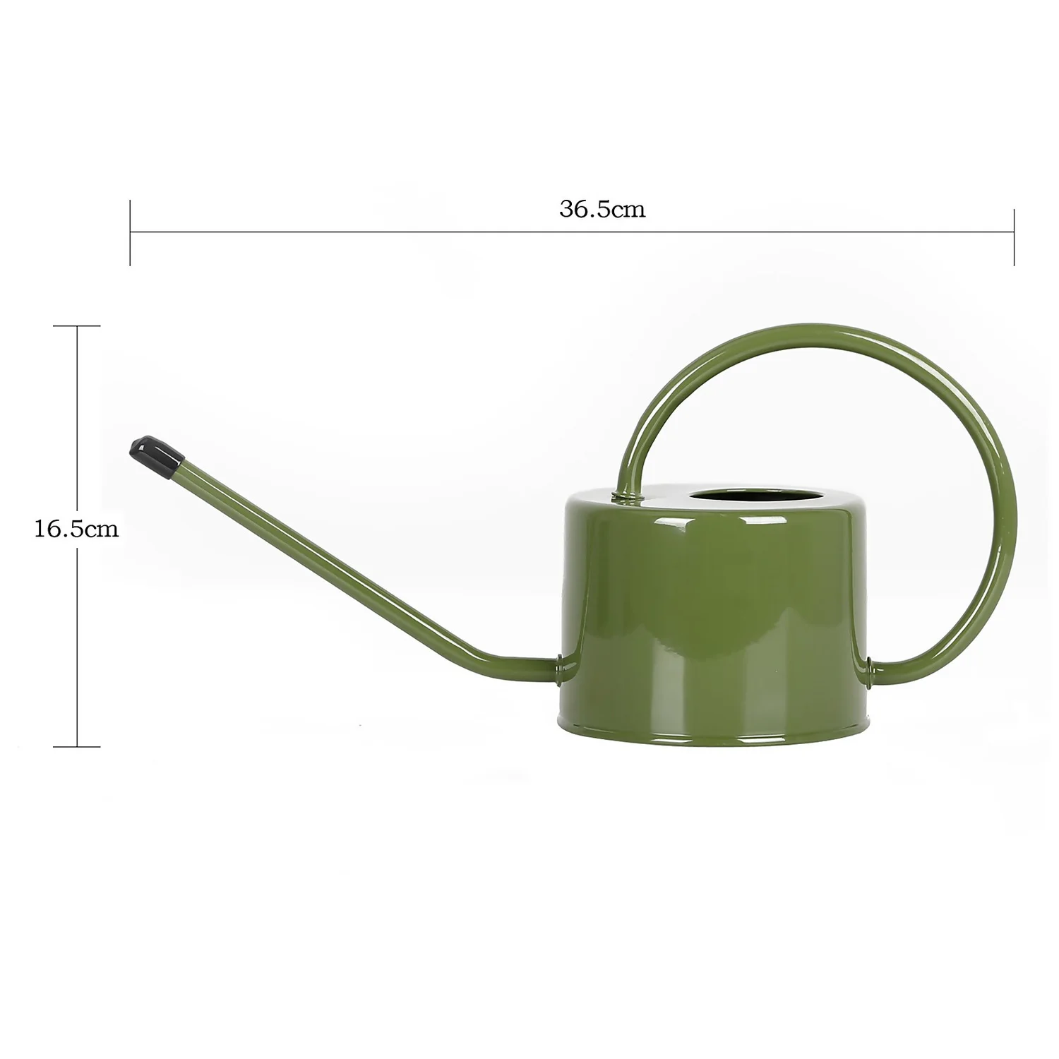 Homebase Metal Watering Can 1L - Moss - Image 3