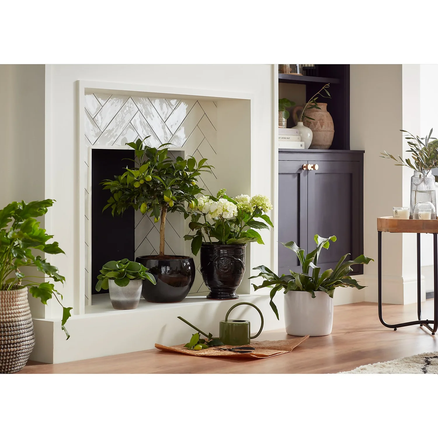 Perla White Plant Pot - 15cm - Image 3