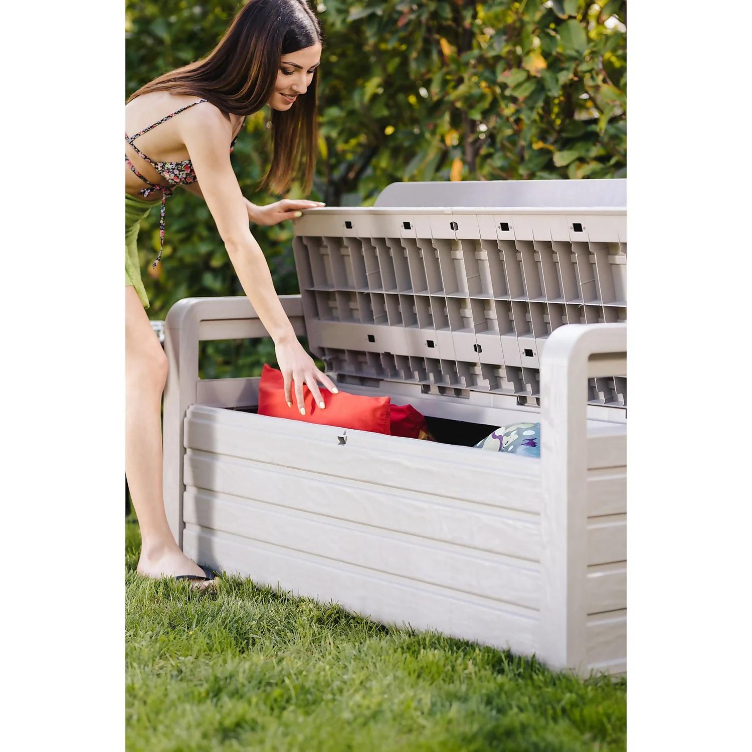 Toomax Forever Spring Bench - Warm Grey - Image 5