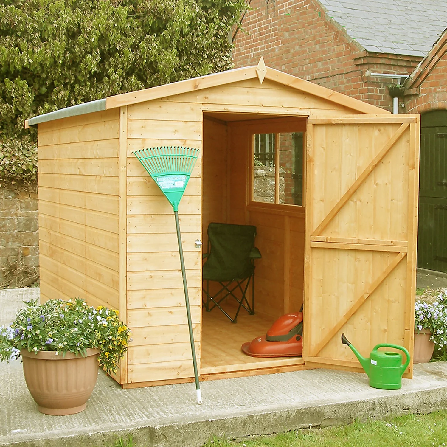 Shire 8 X 6ft Lewis Garden Shed - Includes Installation - Image 4