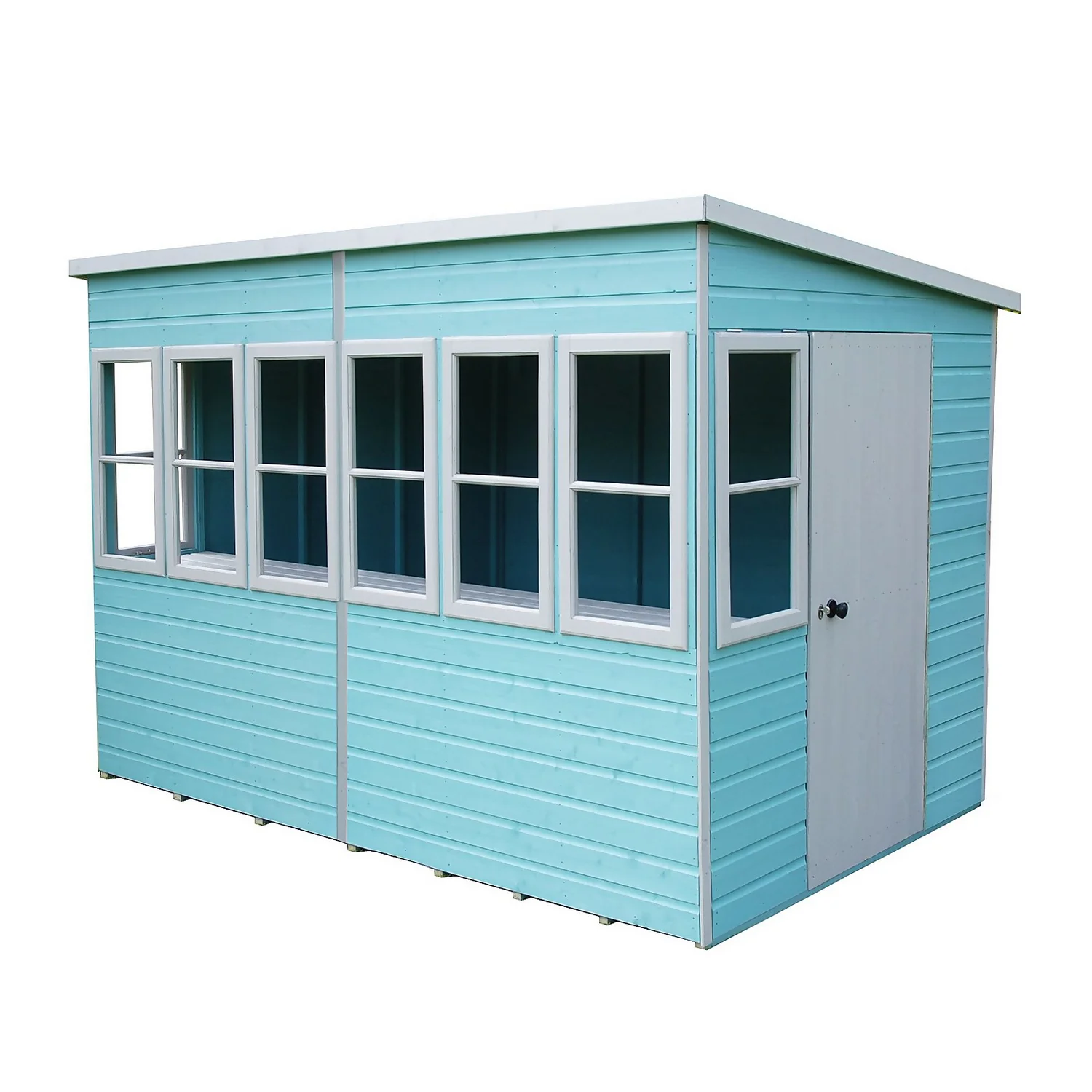 Shire 10 X 6ft Sun Pent Shed - Including Installation - Image 9