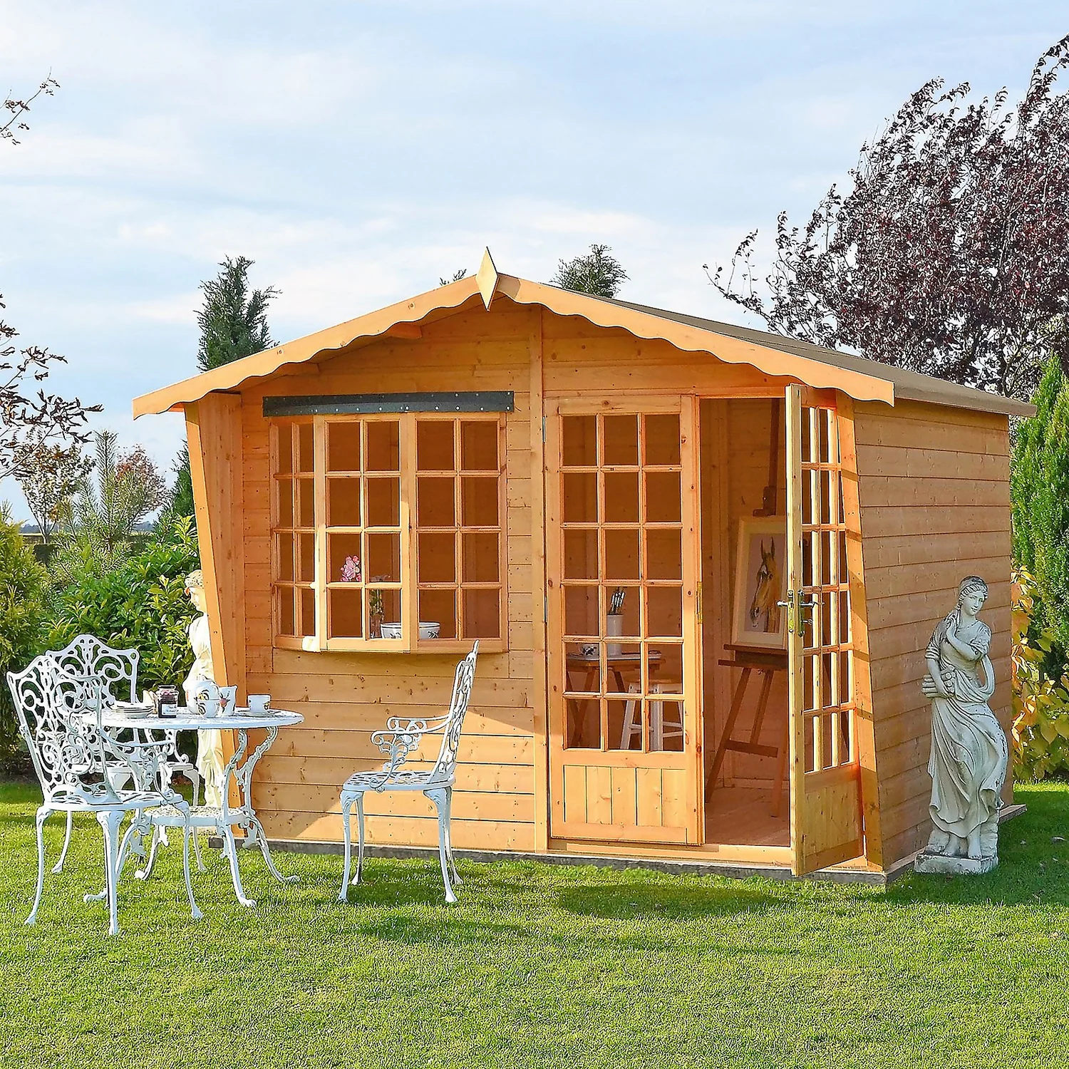 Shire 10 X 6ft Sandringham Double Door Summerhouse - Image 2