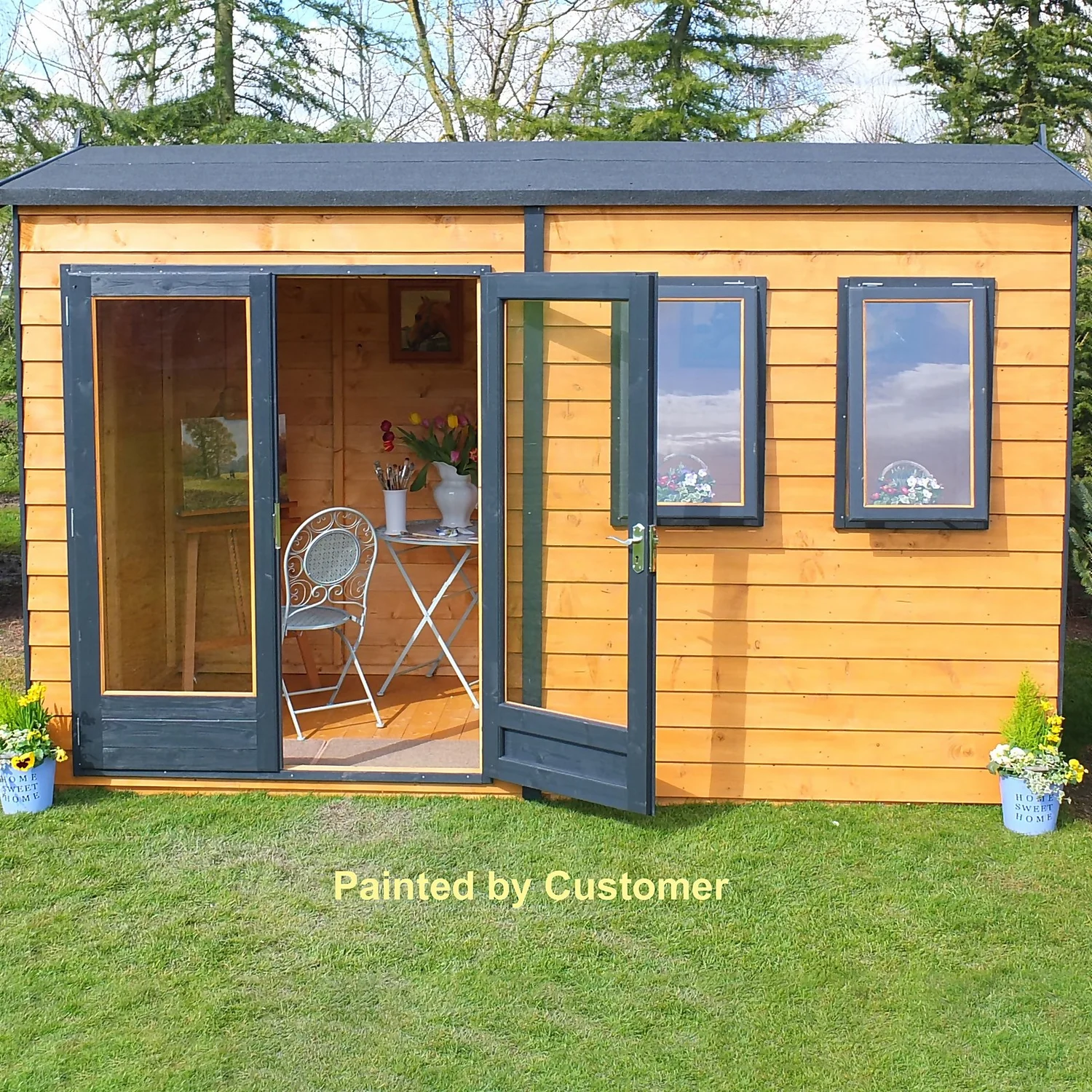 Shire 12 X 12ft Double Door Garden Office - Including Installation - Image 8