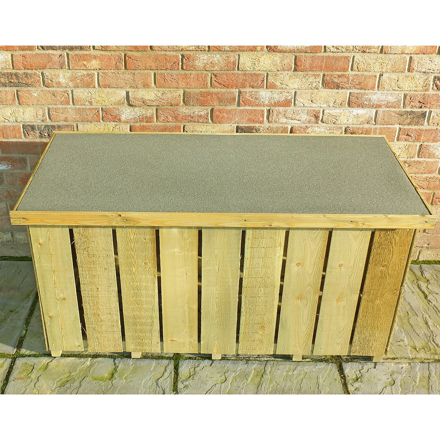 Shire Sawn Timber Garden Storage Log Box 4x2 - Image 5