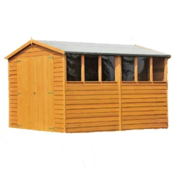 Shire 12x6ft Overlap Garden Shed - Including Installation