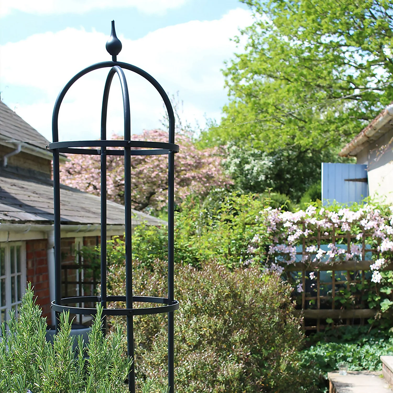 Agriframes Decorative Garden Obelisk 2m - Black - Image 2