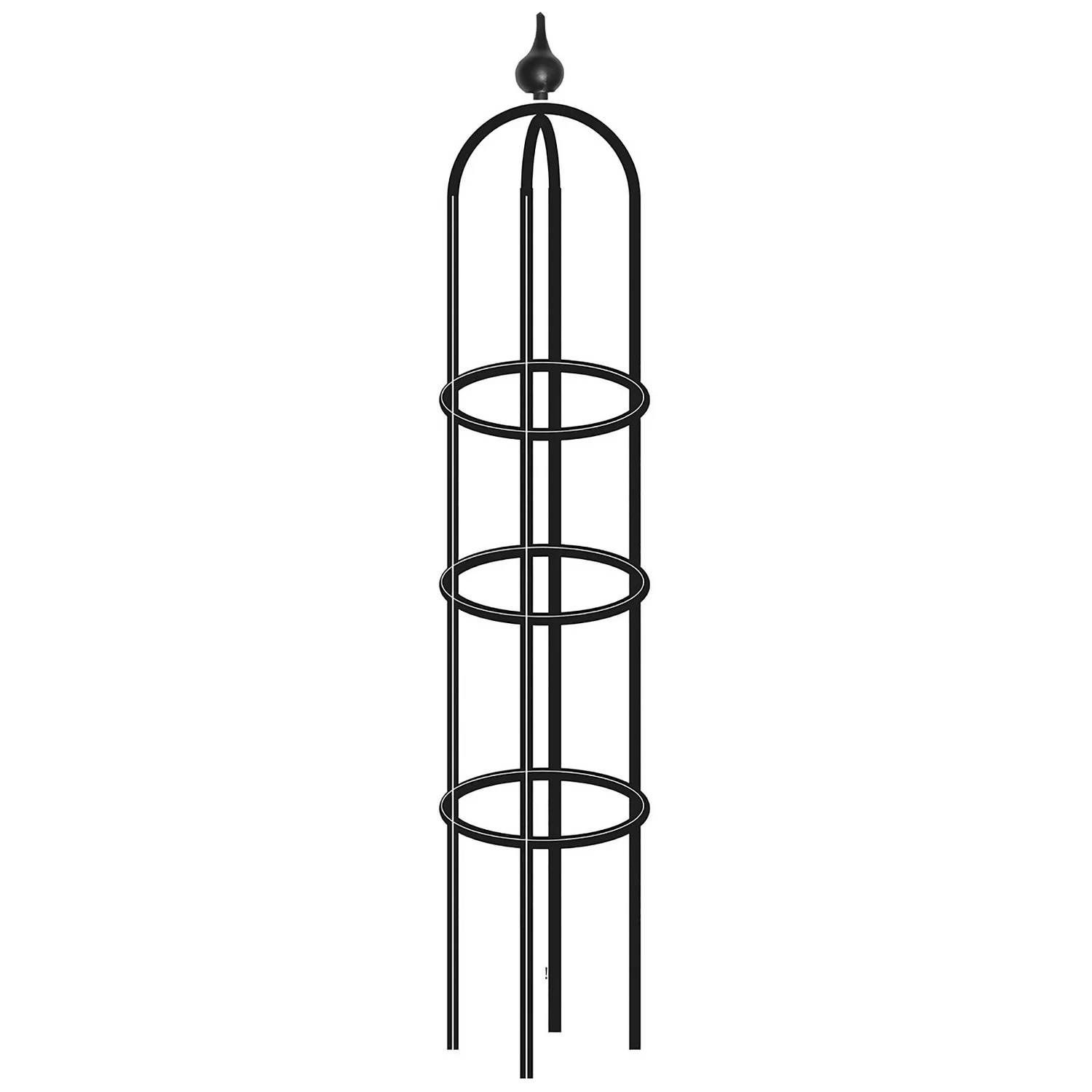 Agriframes Decorative Garden Obelisk 2.4m - Blue