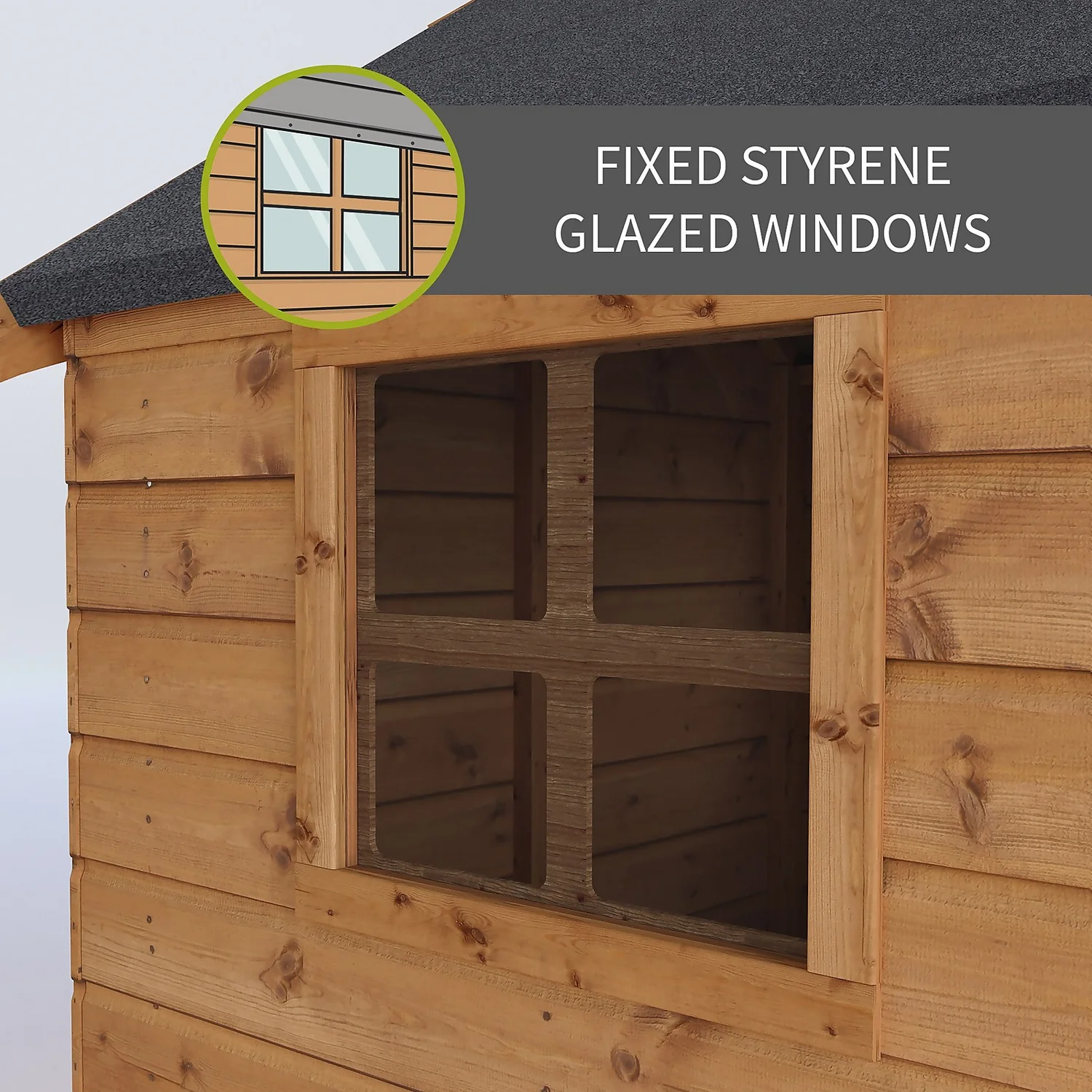 Country Living 7ft X 5ft Premium Bewdley Double Storey Playhouse With Veranda Painted + Installation - Thorpe Towers Grey - Image 2