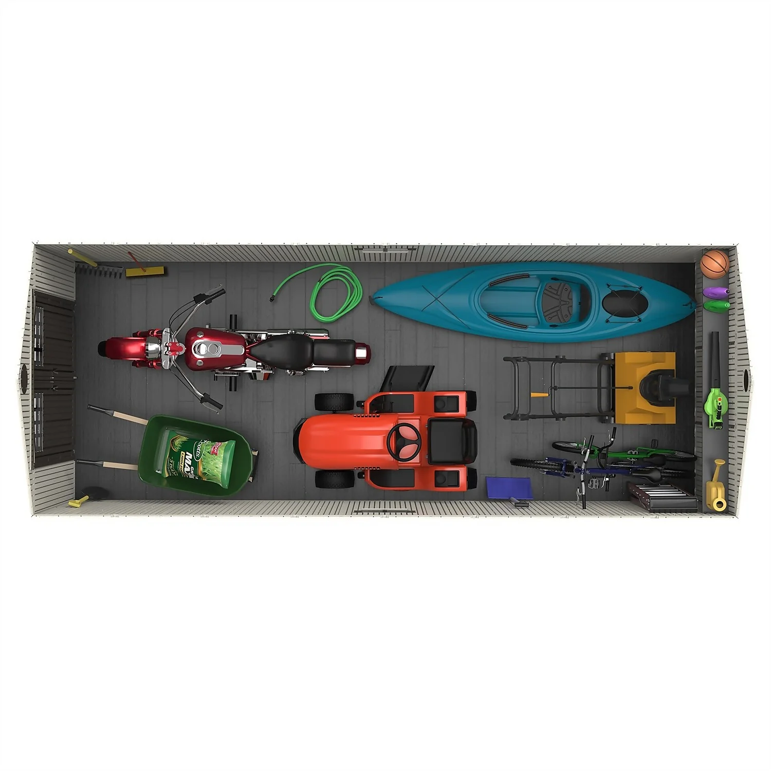 Lifetime 8 X 20ft Outdoor Storage Shed - Installation Included - Image 6