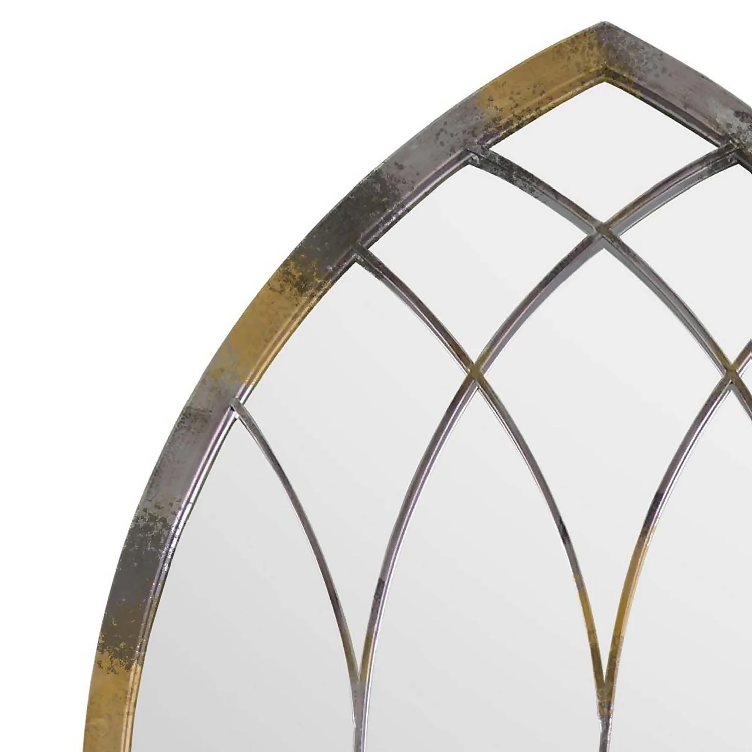 MirrorOutlet Rose Garden Rustic Arch Extra Large Metal Garden Mirror - 161x72cm - Image 3