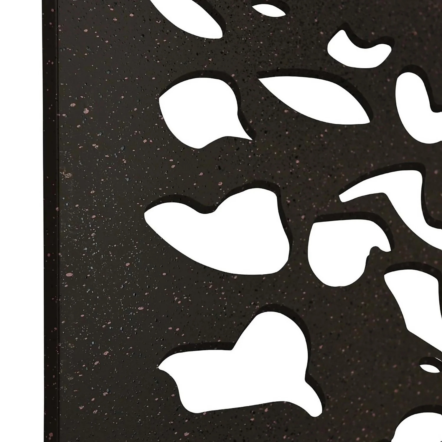 Amarelle Large Metal Leaf Design Decorative Garden Screen Mirror - 120x60cm - Image 3