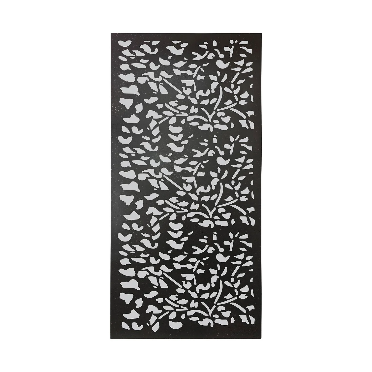 Amarelle Large Metal Leaf Design Decorative Garden Screen Mirror - 120x60cm - Image 2