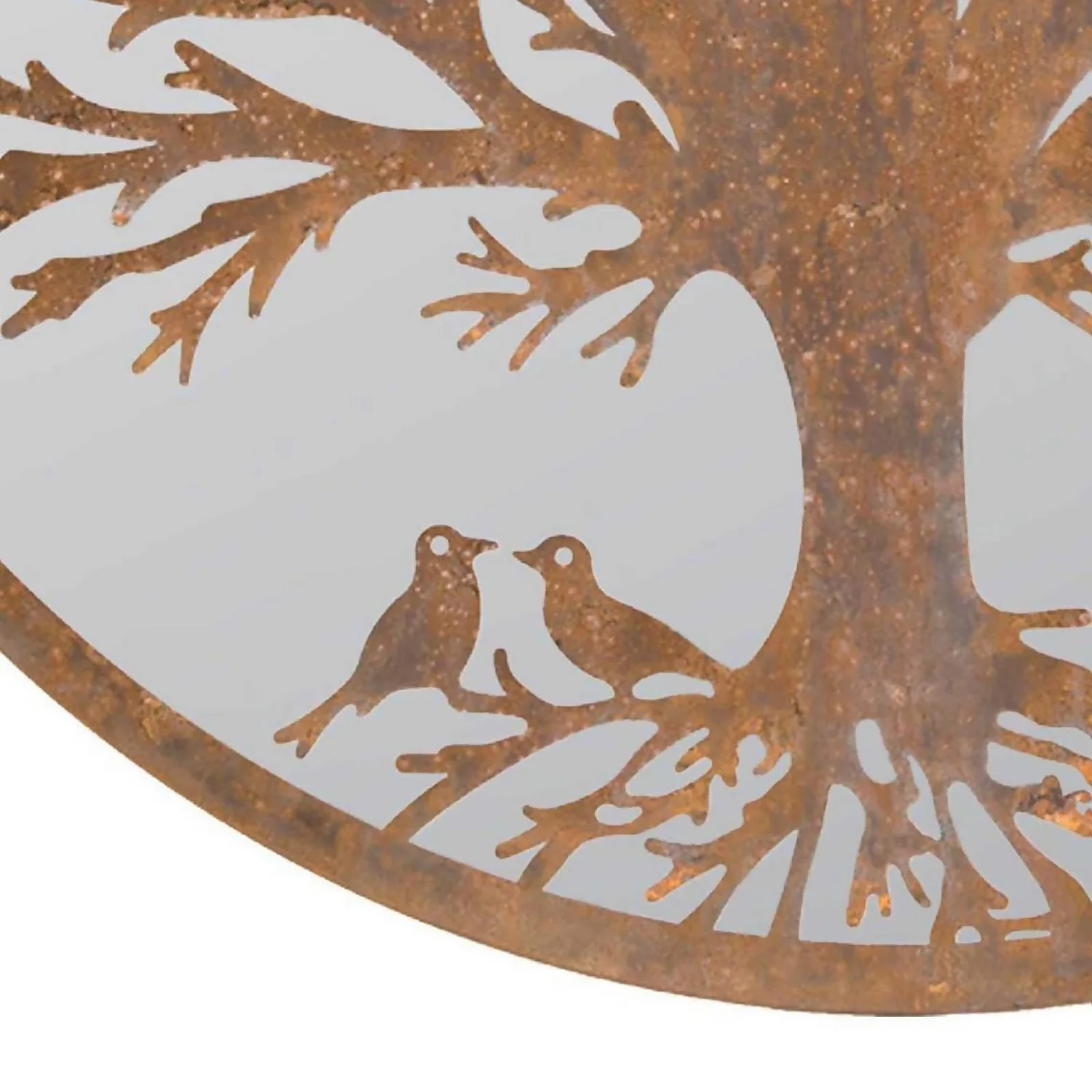 MirrorOutlet Birds Round Circular Garden Mirror - 100cm - Image 3